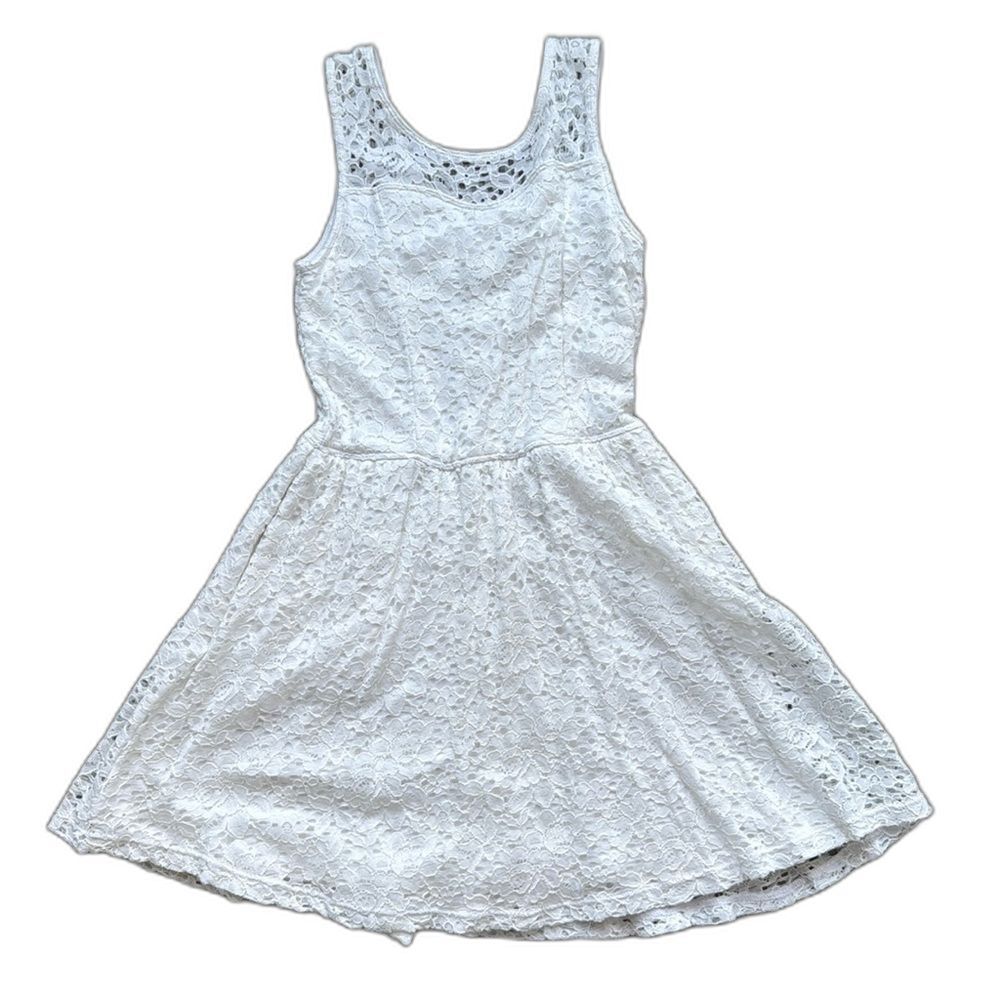 Abercrombie Kids white summer dress. Size 7/8